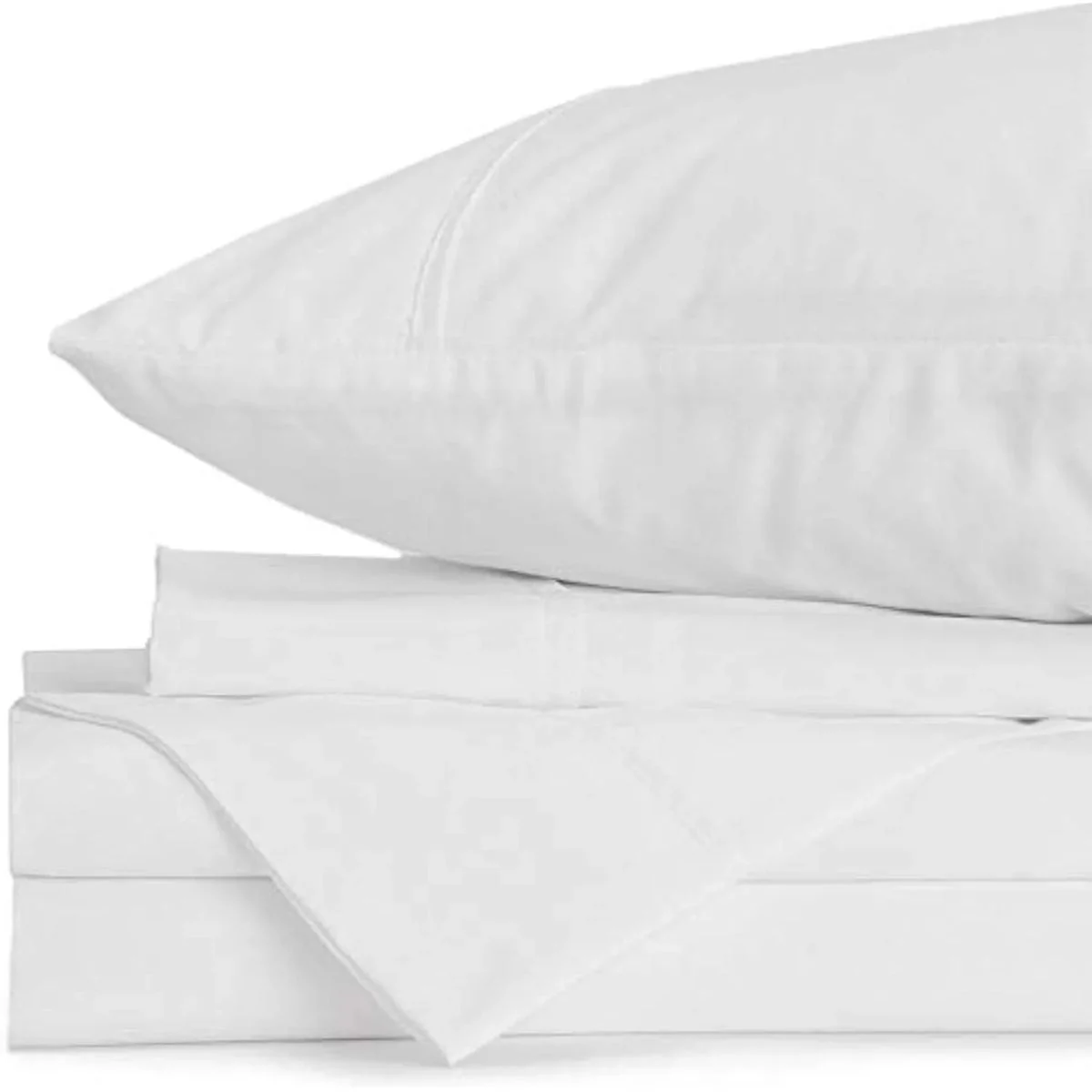 Jennifer Adams Eternal King Sheet Set - Luxurious White Bedding