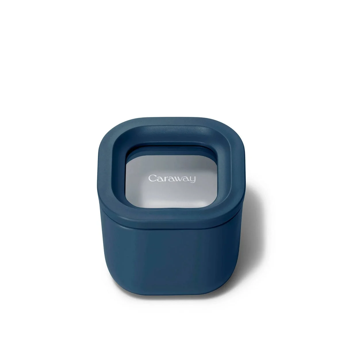 Caraway Mini Square Food Storage Container - Navy