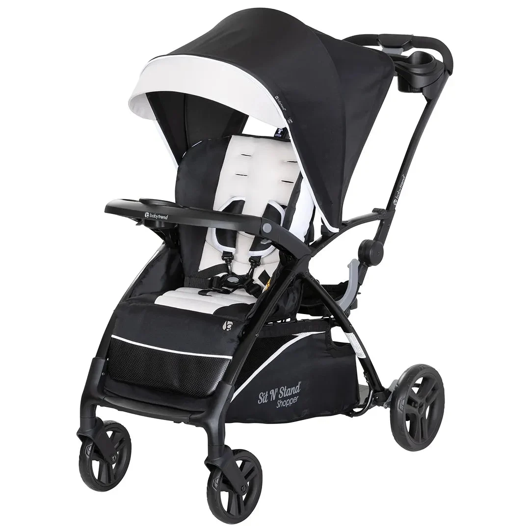 Baby Trend Sit N' Stand 5-in-1 Shopper Stroller with Canopy - Modern Khaki
