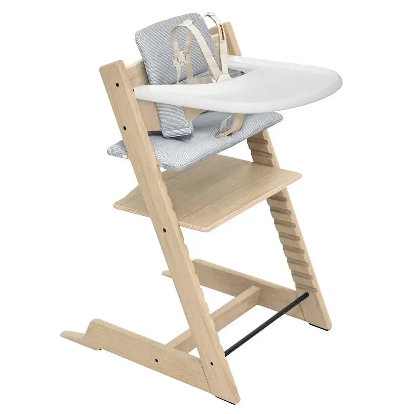 Stokke Tripp Trapp Complete High Chair - Oak Natural/Nordic Blue
