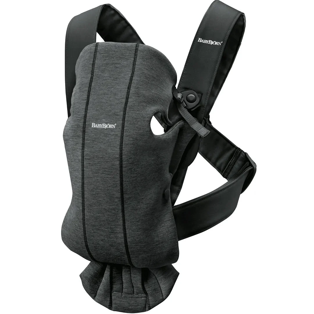 BabyBjörn Baby Carrier Mini - Charcoal Gray 3D Jersey