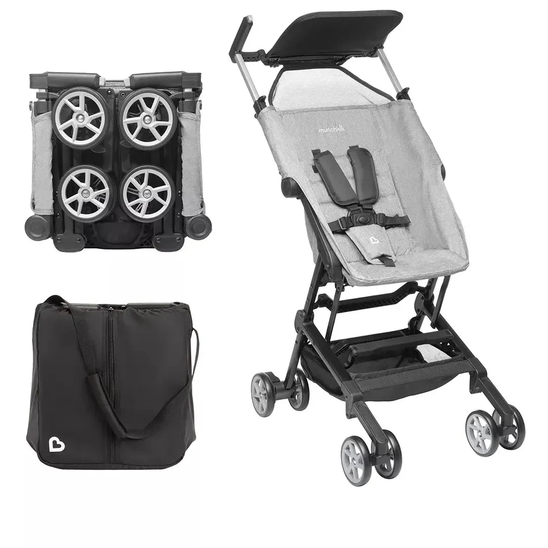 Munchkin Sparrow Ultra Compact Travel Stroller - Gray