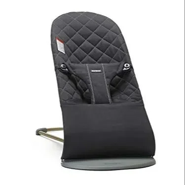 BabyBjörn Bouncer Bliss, Black, Woven, Classic Quilt