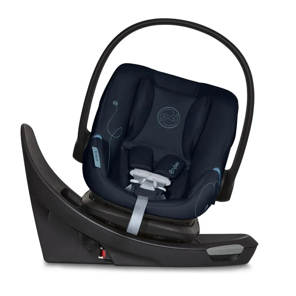 Cybex Aton G Swivel Infant Car Seat with SensorSafe - Ocean Blue