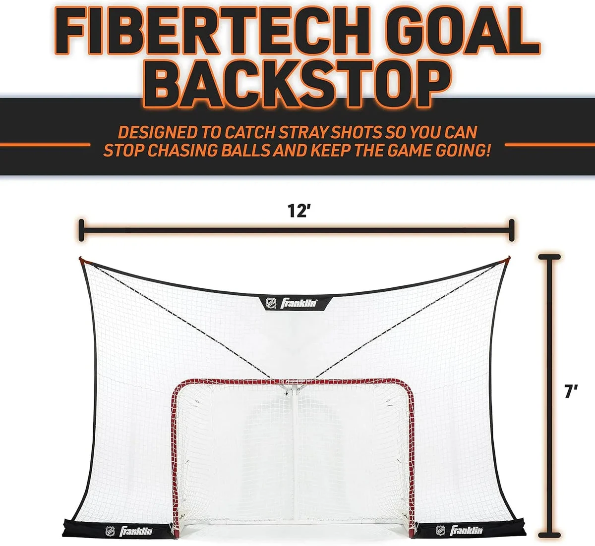 Franklin Sports Hockey Shooting Target - Black