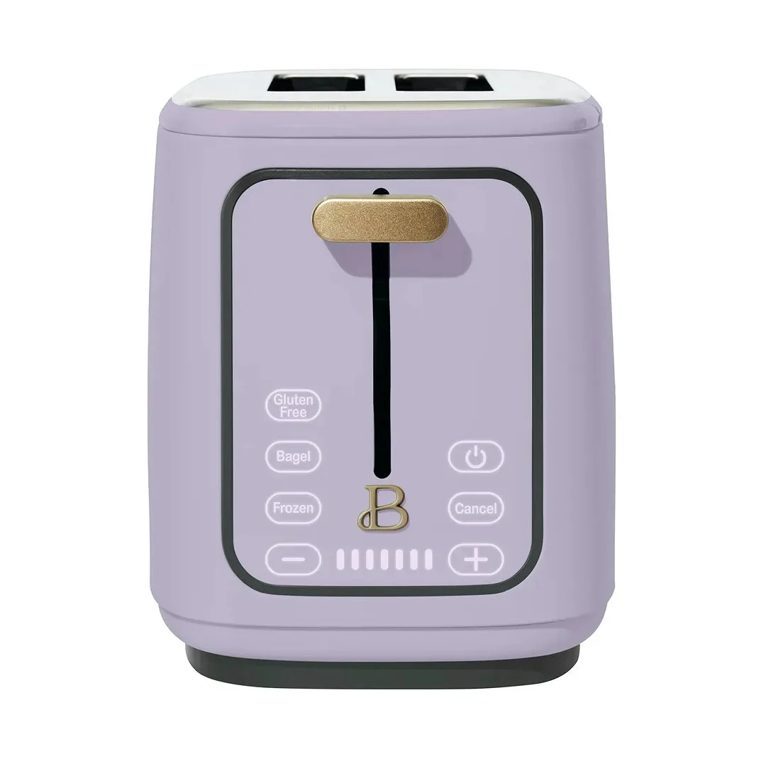 Beautiful 2 Slice Toaster with Touch-Activated Display - Lavender