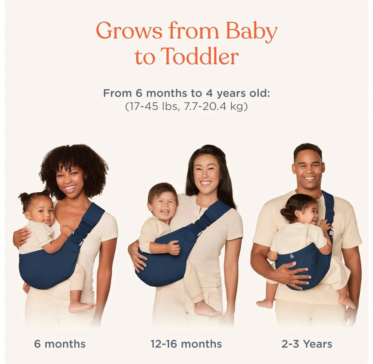 Ergobaby Upsie Sling Baby Carrier - Midnight Blue