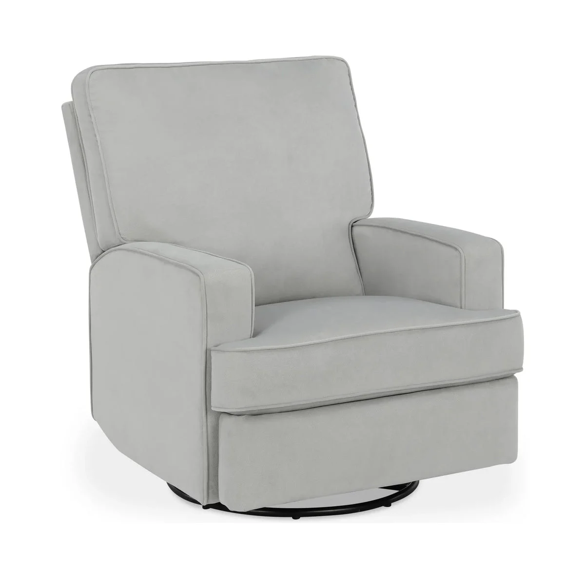 Baby Relax Addison Swivel Gliding Recliner - Light Gray