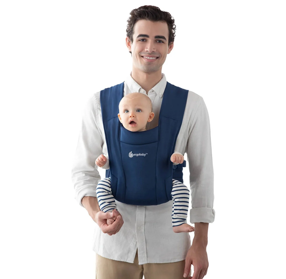 Ergobaby Embrace Cozy Knit Newborn Carrier - Midnight Blue