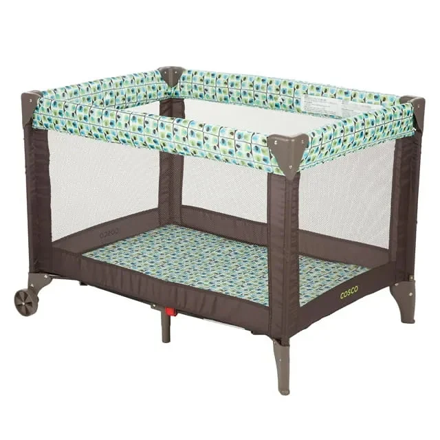 Cosco Funsport Portable Compact Baby Play Yard - Elephant Squares