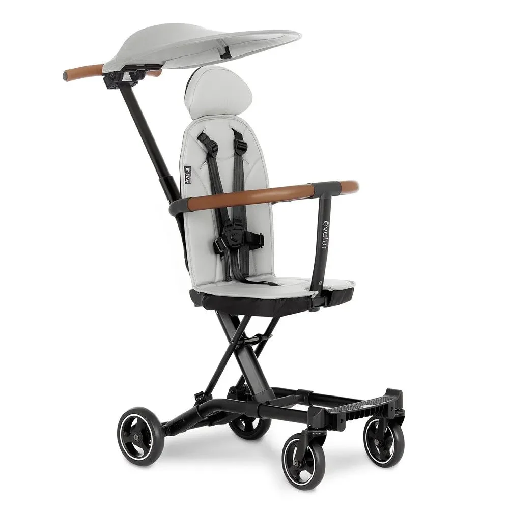 Evolur Cruise Rider Stroller with Canopy - Koala Gray