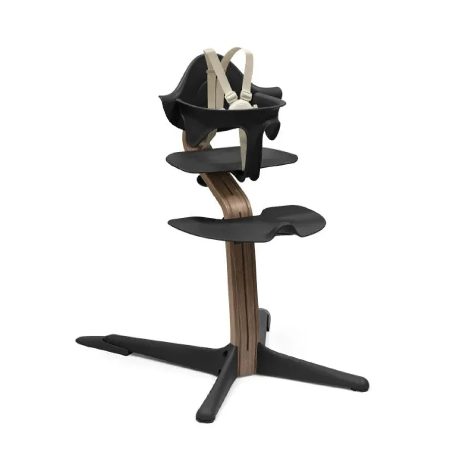 Stokke Nomi High Chair Bundle - Walnut Black