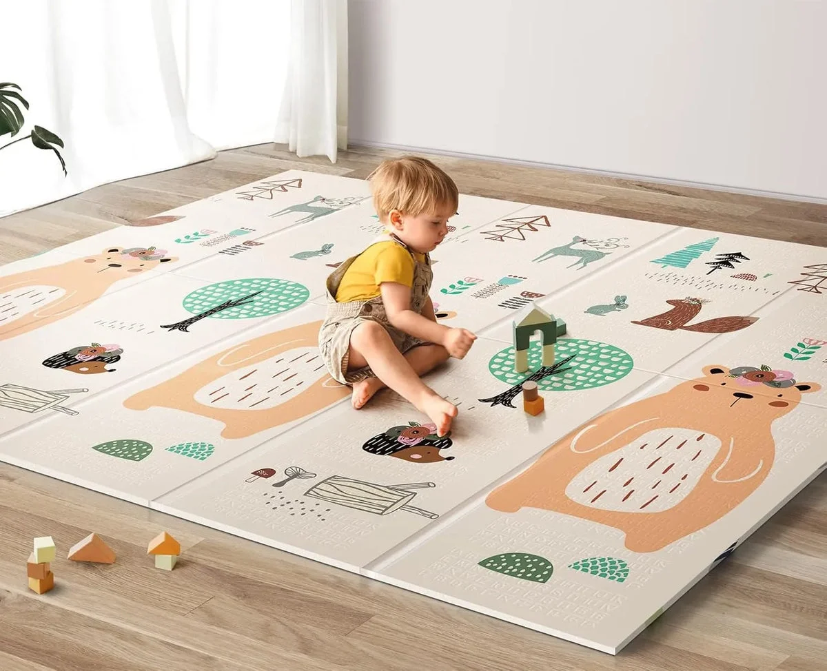 UANLAUO Foldable Baby Play Mat - Bear