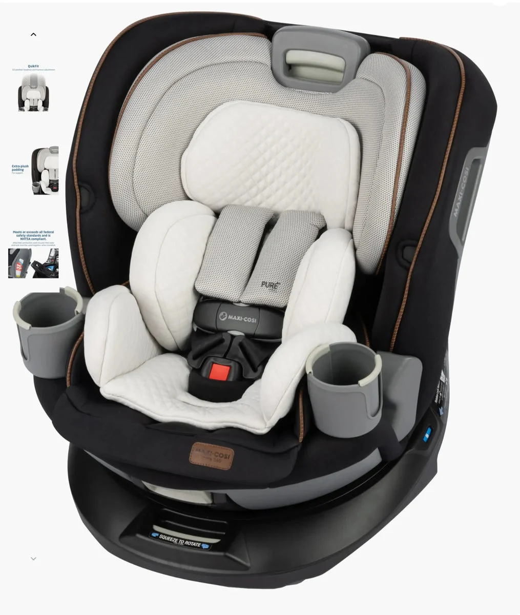 Maxi-Cosi Emme 360™ Rotating All-in-One Convertible Car Seat - Onyx Sand