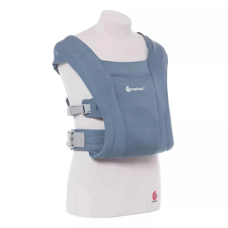 Ergobaby Embrace Cozy Knit Newborn Carrier - Oxford Blue