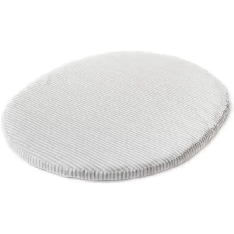 Stokke Sleepi V3 Mini Fitted Sheet By Pehr - Stripped Away Pebbles