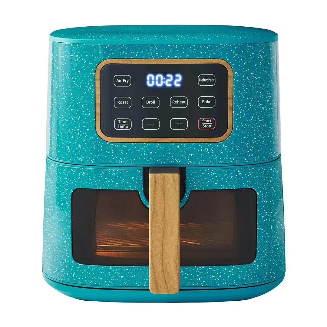 The Pioneer Woman PW8402294814-02 5.8 Qt Air Fryer, Teal Speckle - Energy
