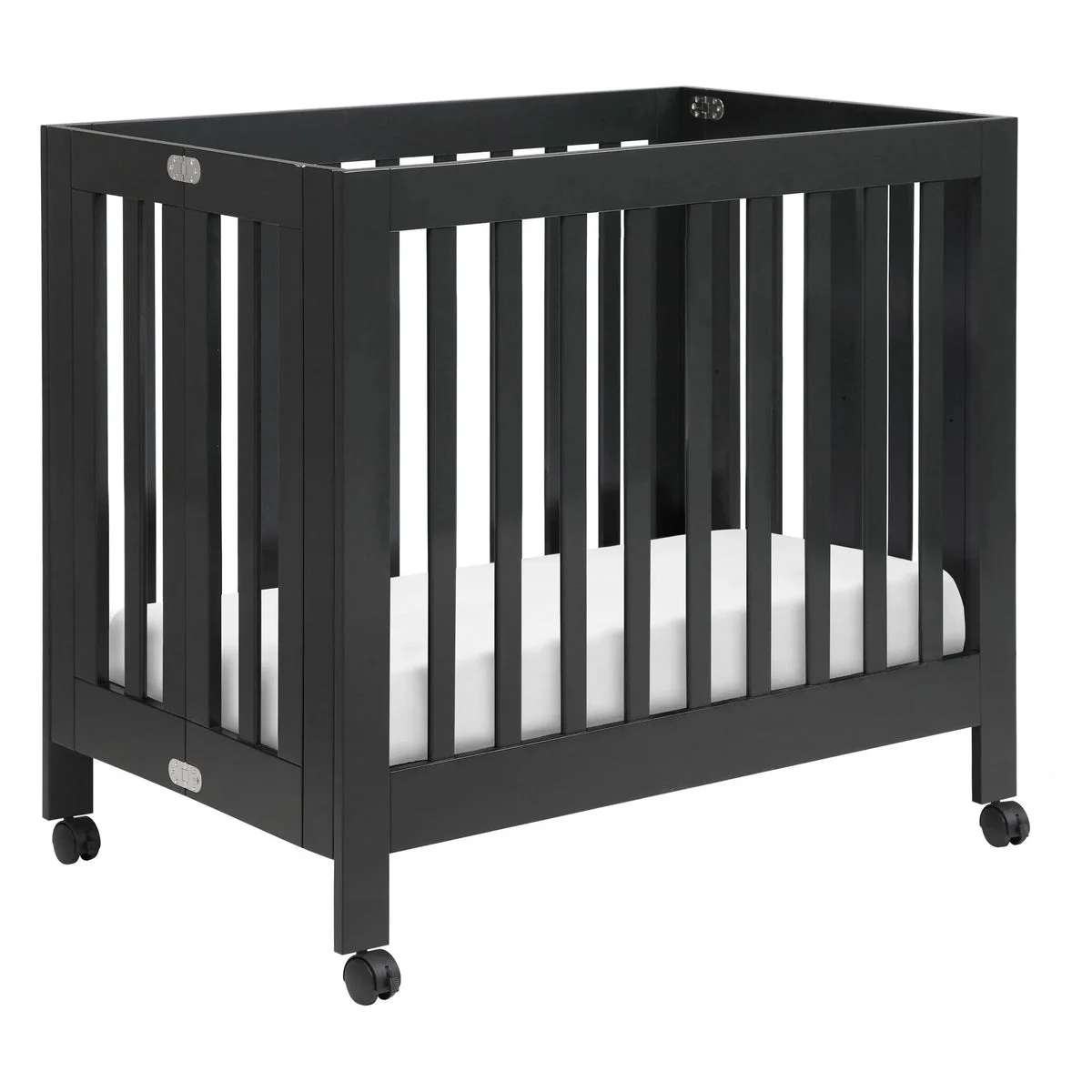 Babyletto Origami Portable Mini Crib - Black