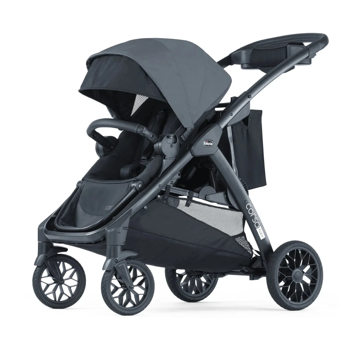 Chicco (Floor Model) Corso Flex Convertible Stroller - Legend Black