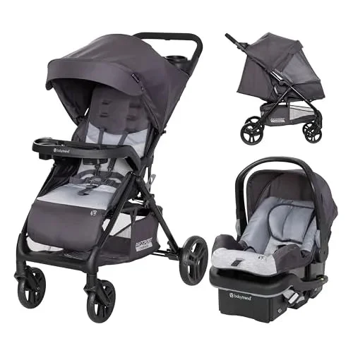 Baby Trend Passport Carriage Travel System, Silver Sky Travel System Silver Sky