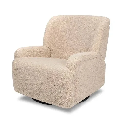 Namesake Extra Wide Recliner and Swivel Glider - Chai Shearling