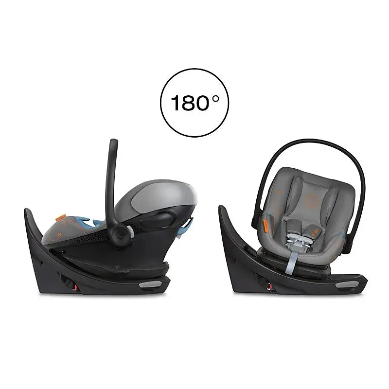 Cybex Aton G Swivel Infant Car Seat with SensorSafe - Lava Grey