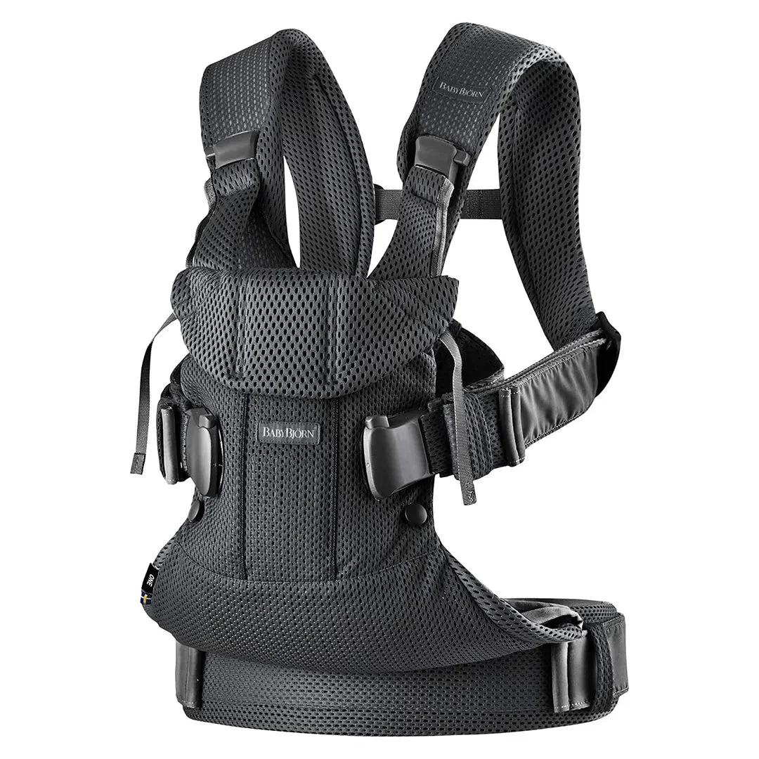 BabyBjörn Baby Carrier One Air, 3D Mesh - Black