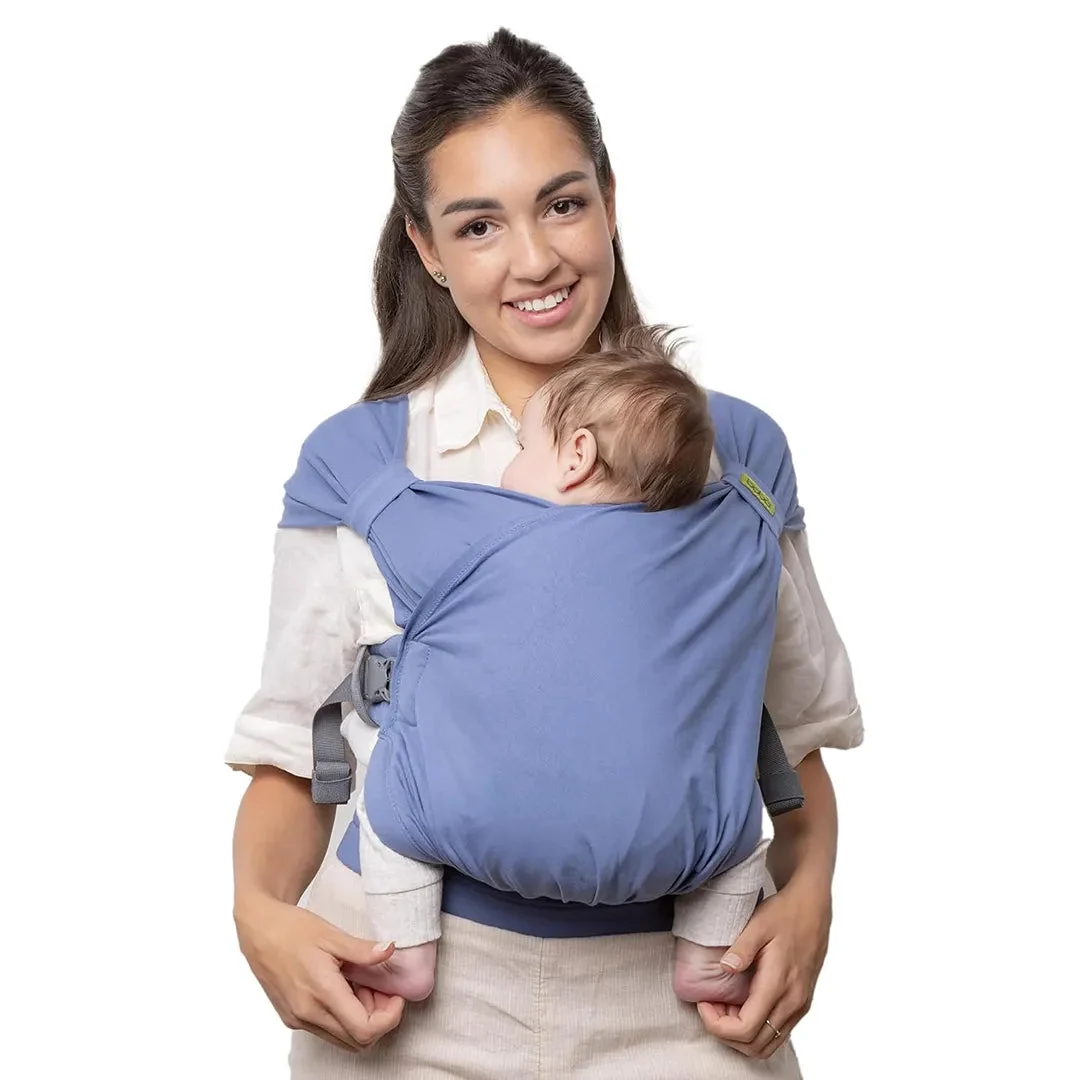 Boba Pre-Wrapped Baby Wrap Carrier with Buckle - Vintage Navy Blue