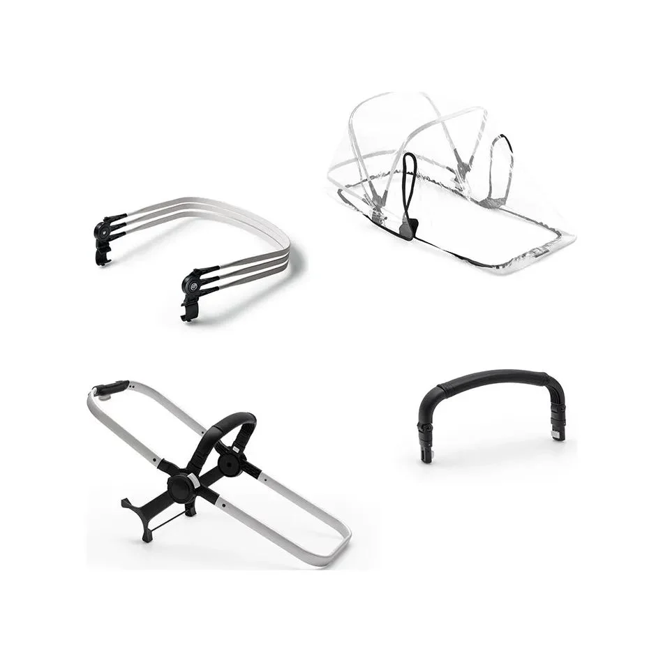 Bugaboo Donkey3 Duo Extension Set Base - Aluminum