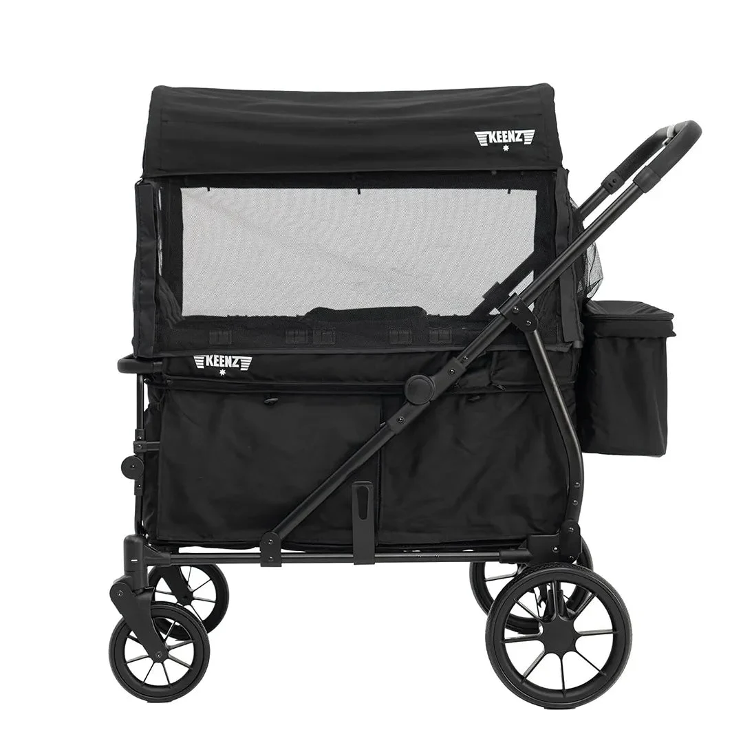 Keenz Viva Stroller Wagon 2-Passenger - Black