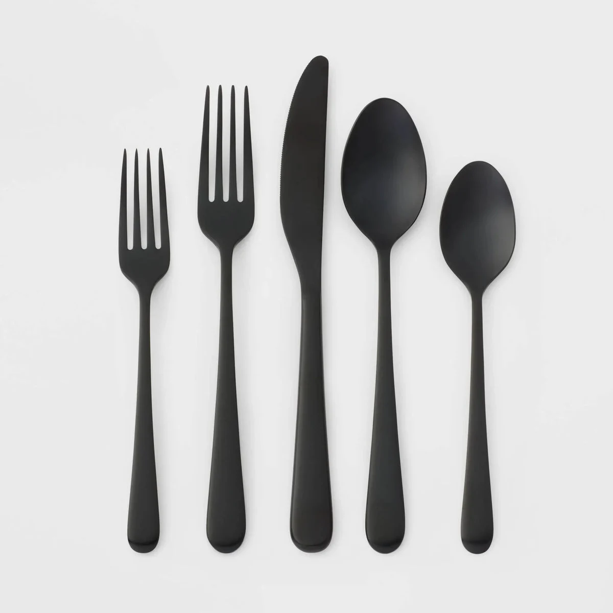 Threshold 20pc Harrington Flatware Set Black
