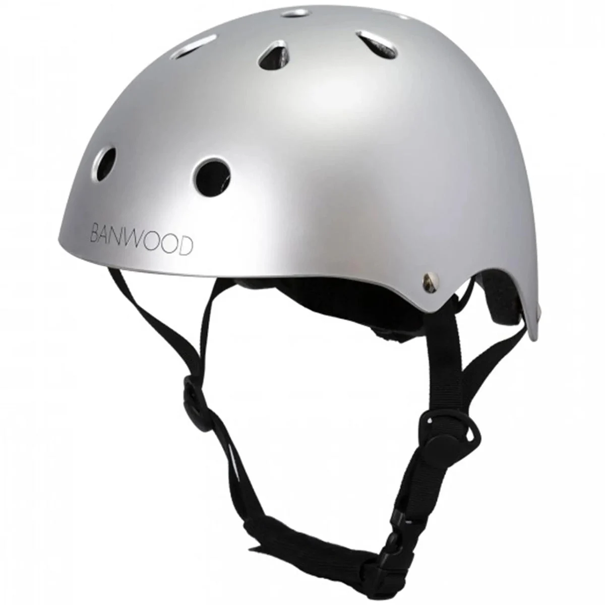 Banwood Classic Children's Bike Helmet - Chrome