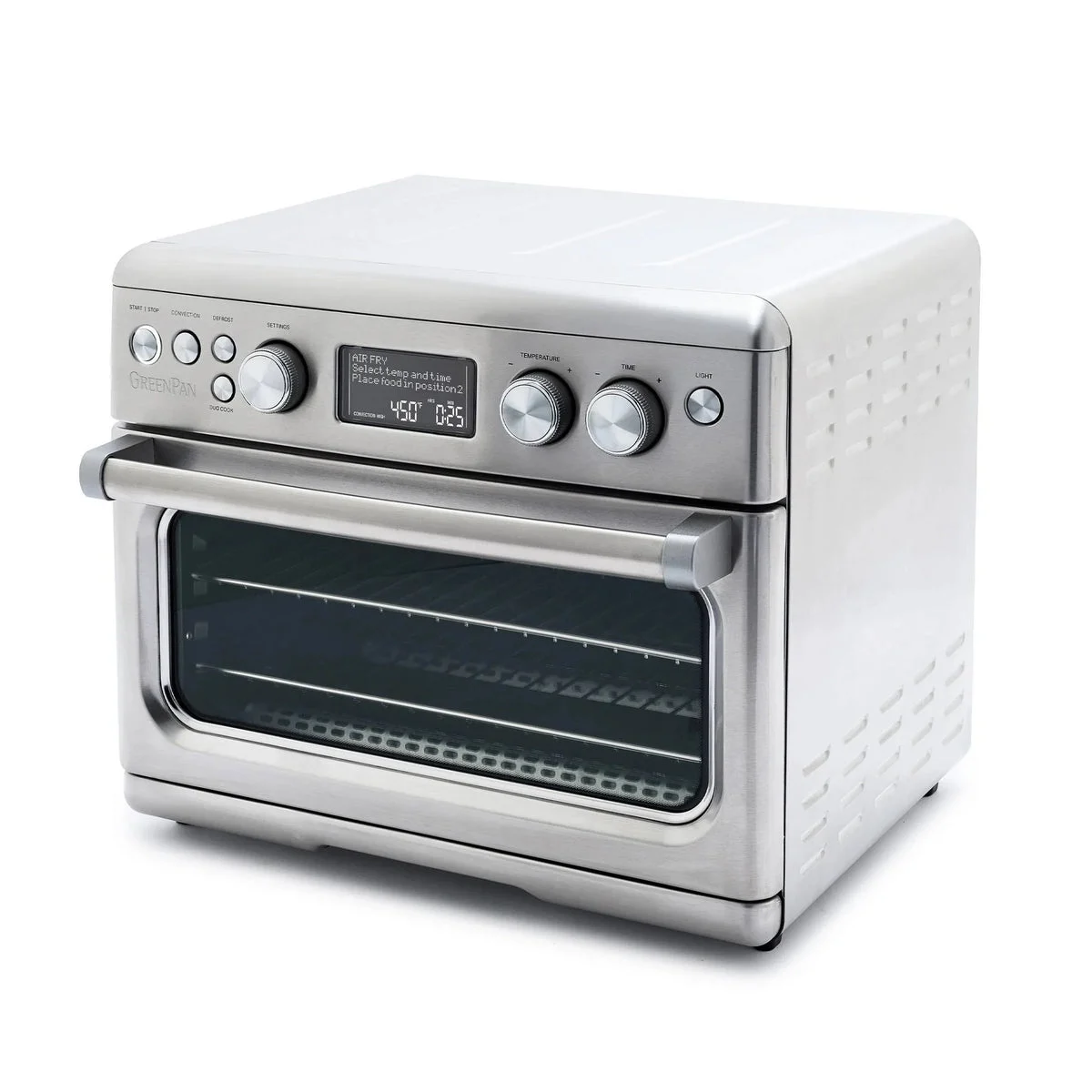 GreenPan Convection Air Fryer Toaster Oven - Stainless Steel