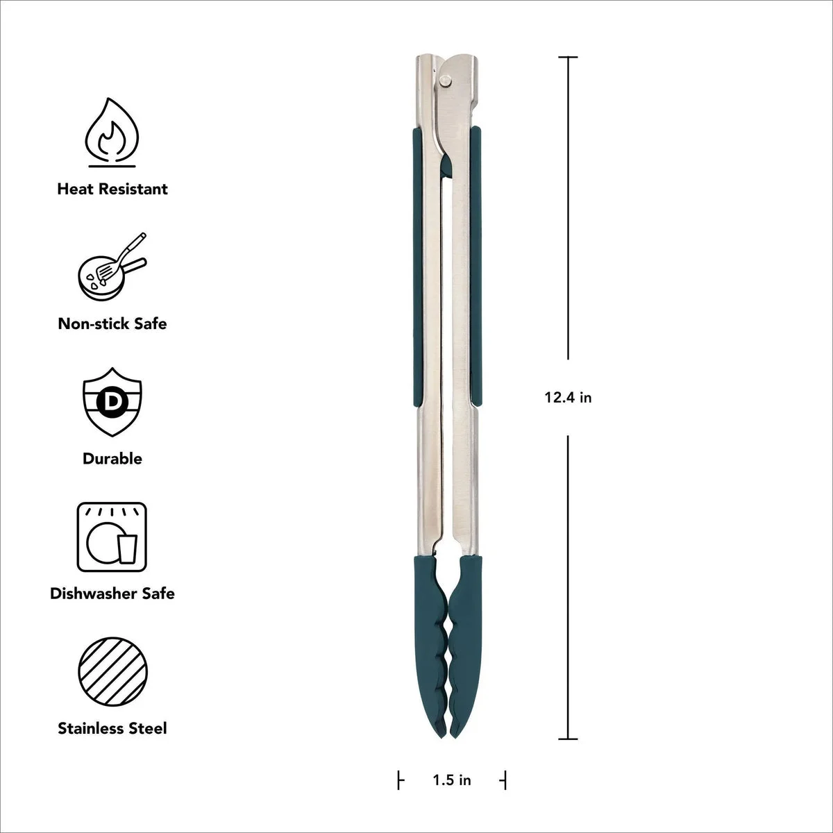 KitchenAid Side Locking Tongs - 12