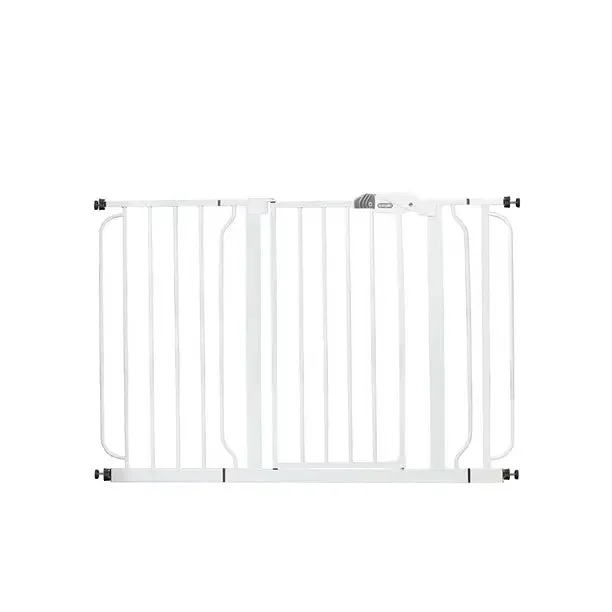 Regalo White Extra Wide Metal Gate, 2