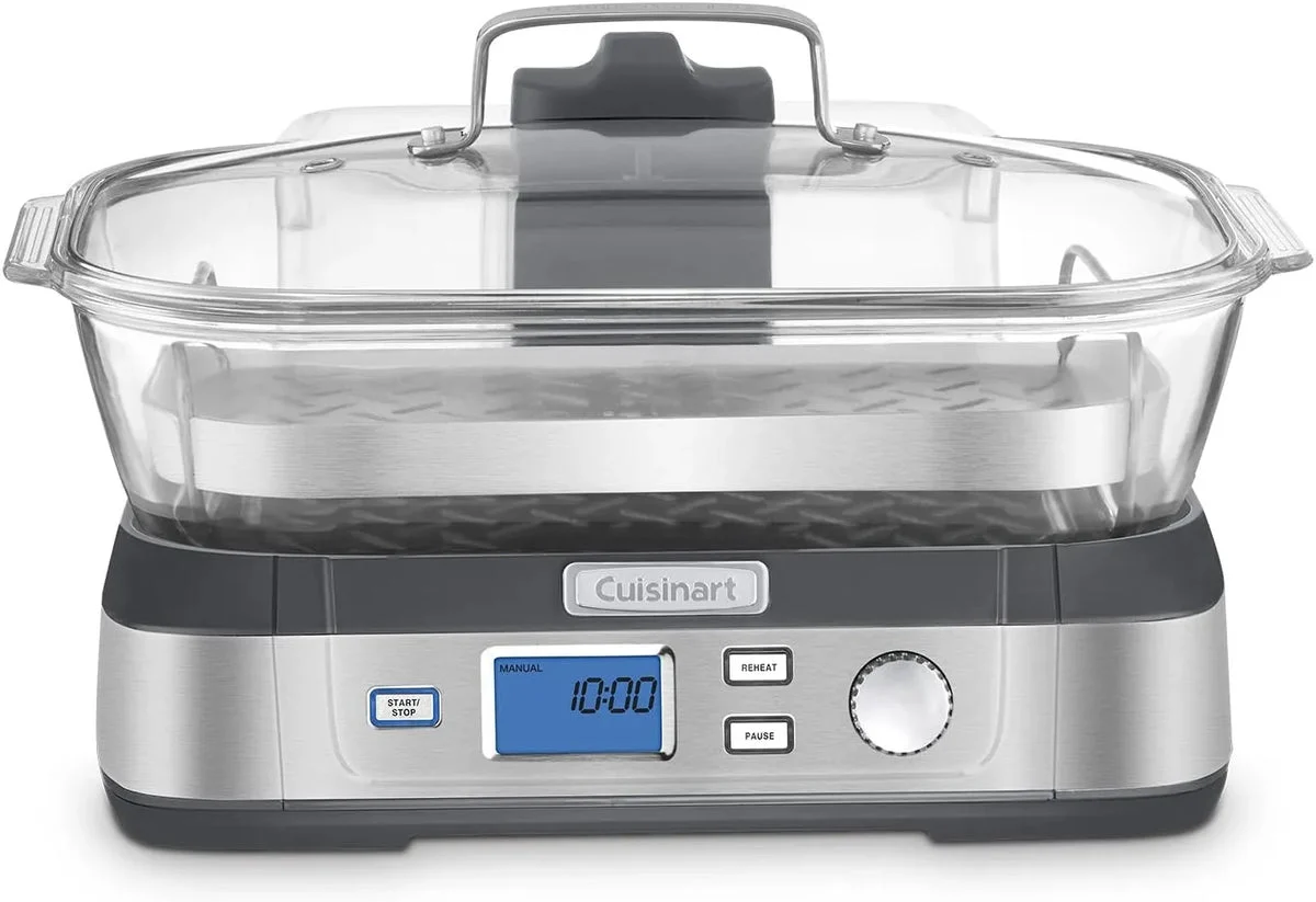Cuisinart Digital Glass Food Steamer - Stainless Steel