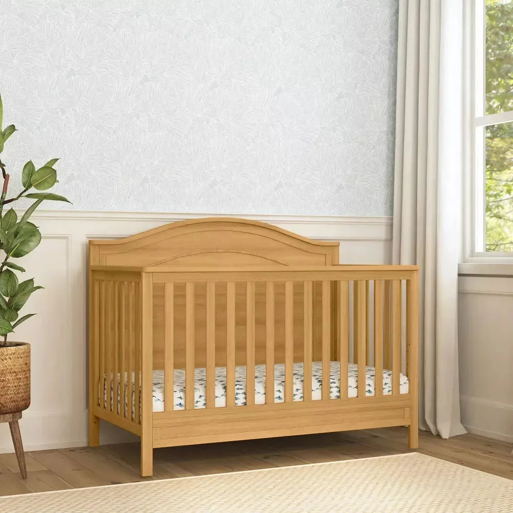Davinci Charlie 4-in-1 Convertible Crib - Honey