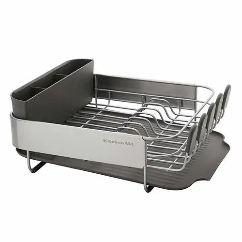 KitchenAid Compact Dish Drying Rack - Silver