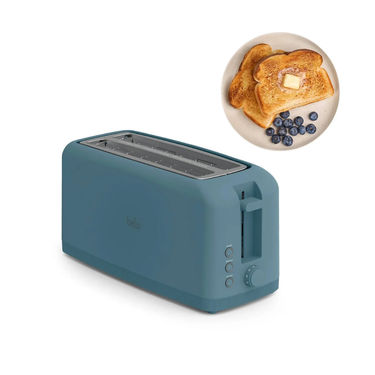 Bella 4-Slice Slim Toaster - Surf
