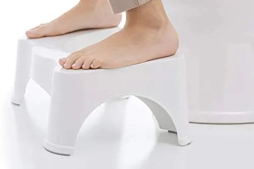 Squatty Potty The Original Bathroom Toilet Stool, 7 Inch height, White