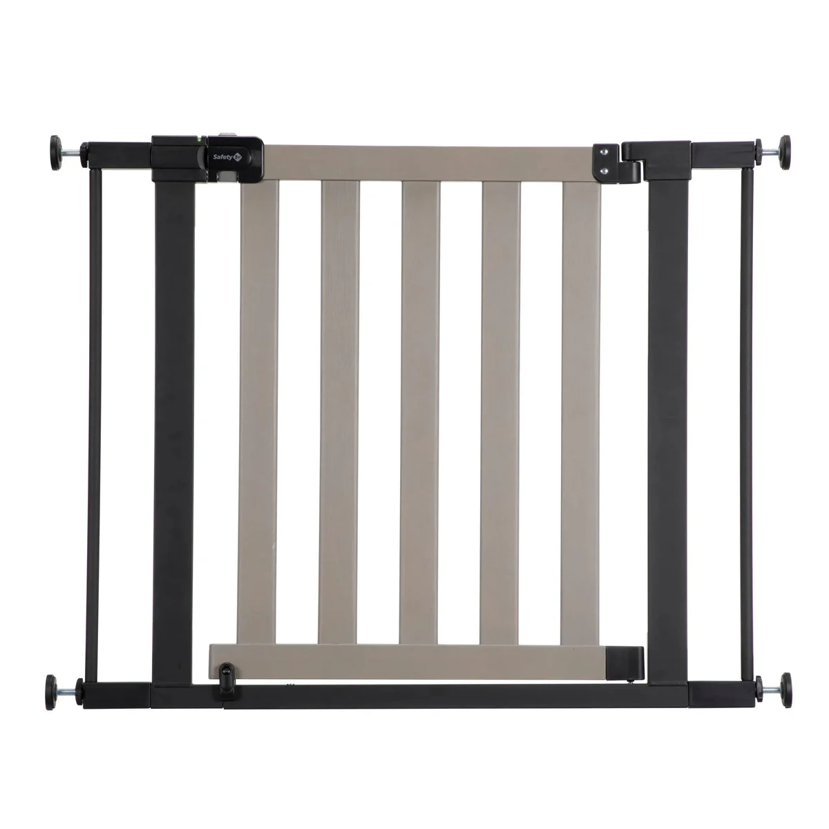 Safety 1st Wood-and-Metal Flat Slat Gate - Grey