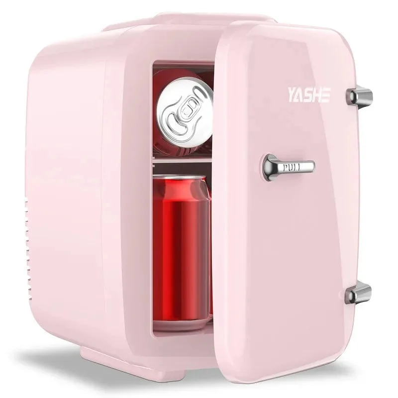 YASHE 4L Mini Fridge - Pink