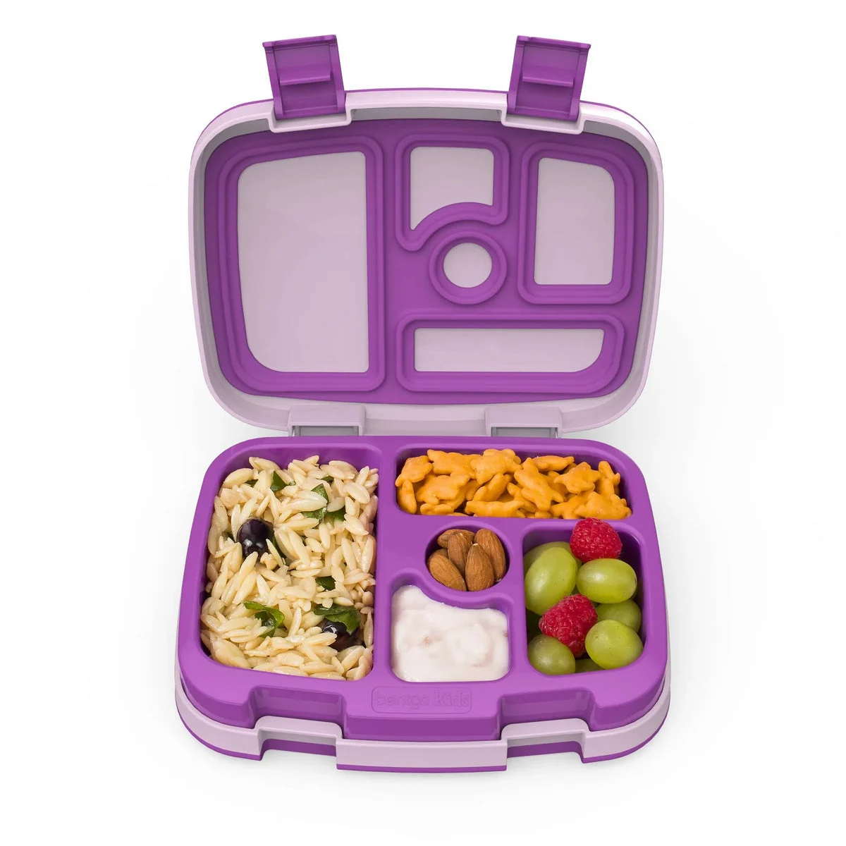 Bentgo Kids' 5 Compartment Bento-Style Lunch Box - Purple