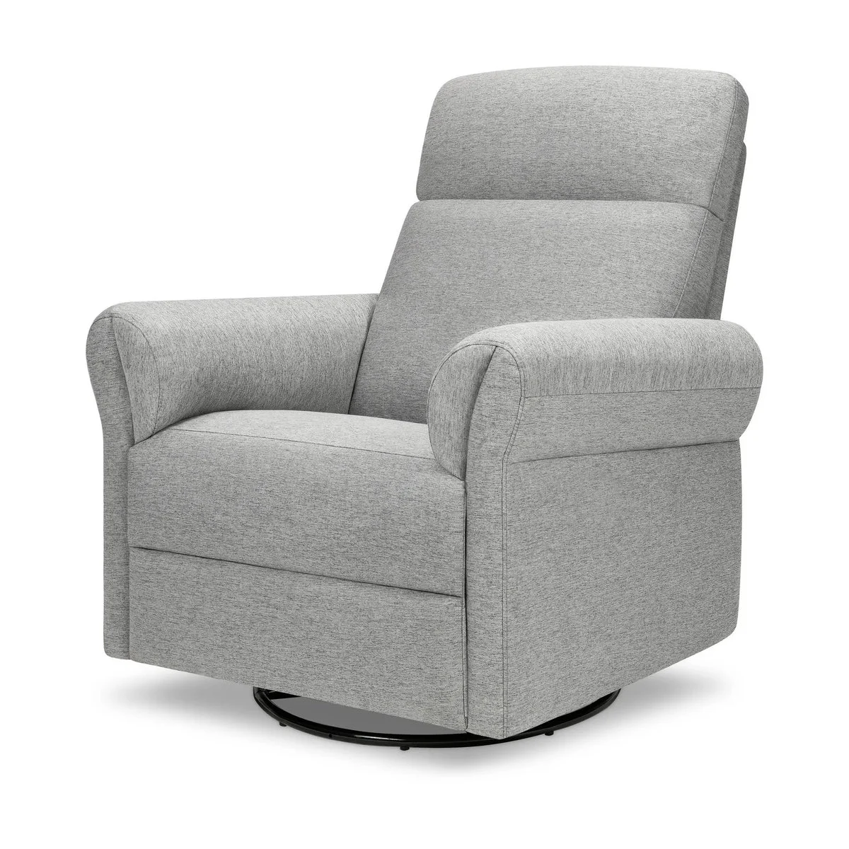 Davinci Suzy Flex Swivel Recliner With Adjustable Arms - Frost Grey