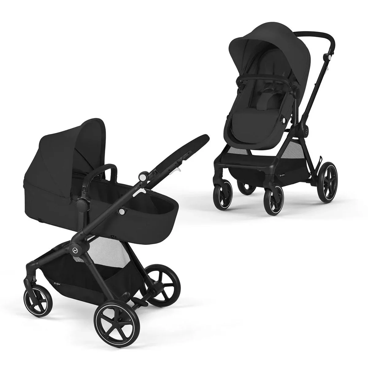 Cybex EOS 2-in-1 Convertible Stroller - Moon Black