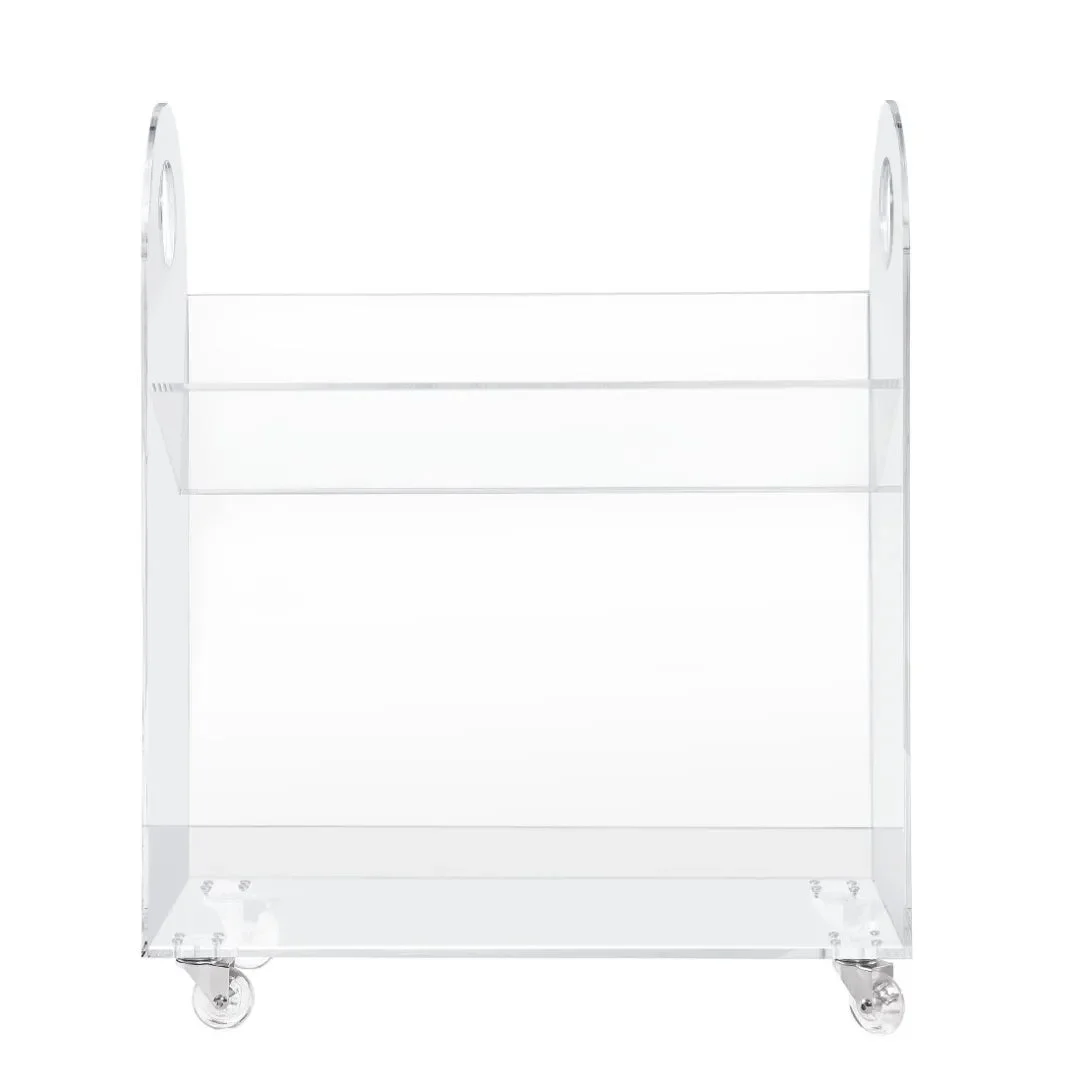 Babyletto Presto Acrylic Bookcase and Cart