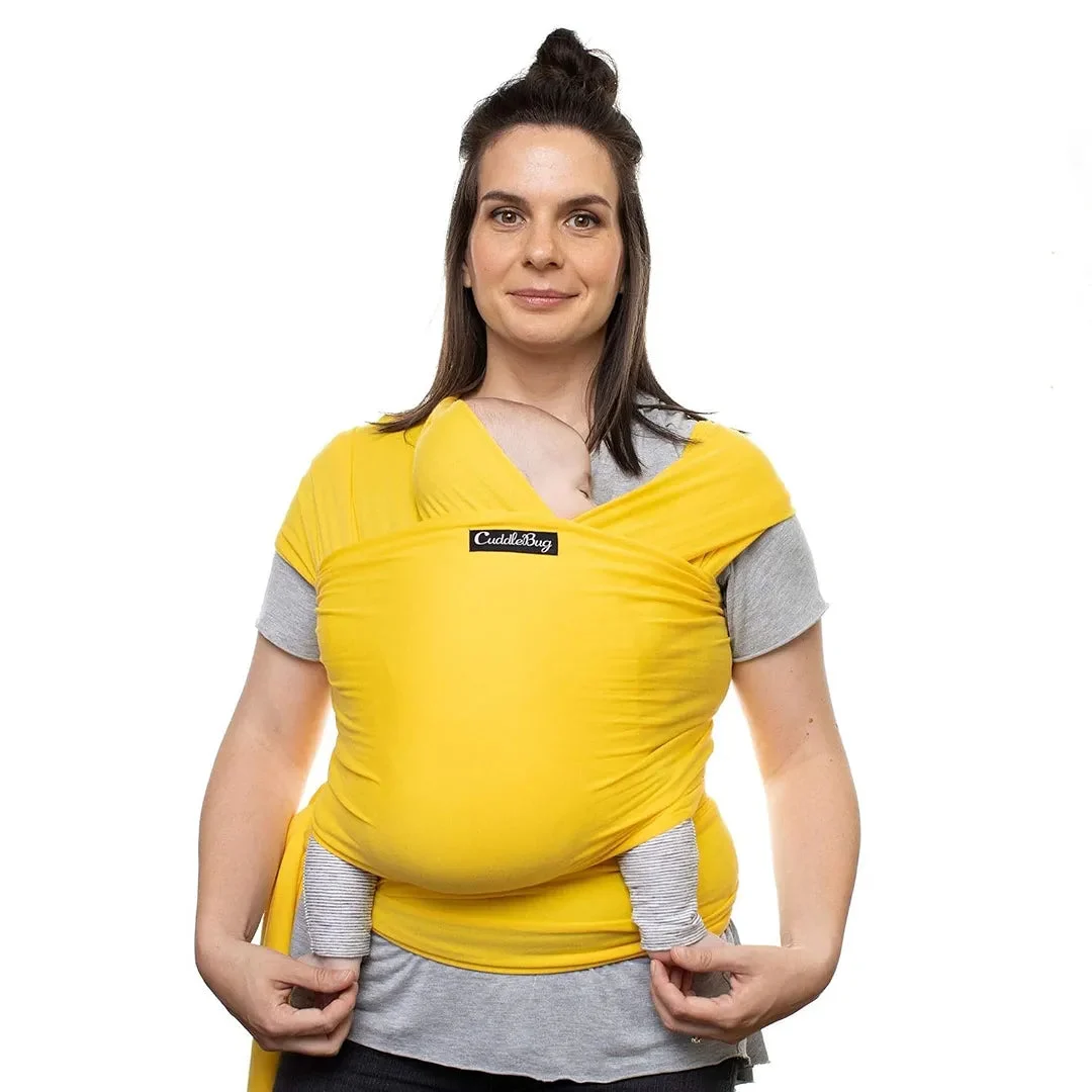 Cuddlebug Baby Wrap Carrier 7–35 lbs - Yellow
