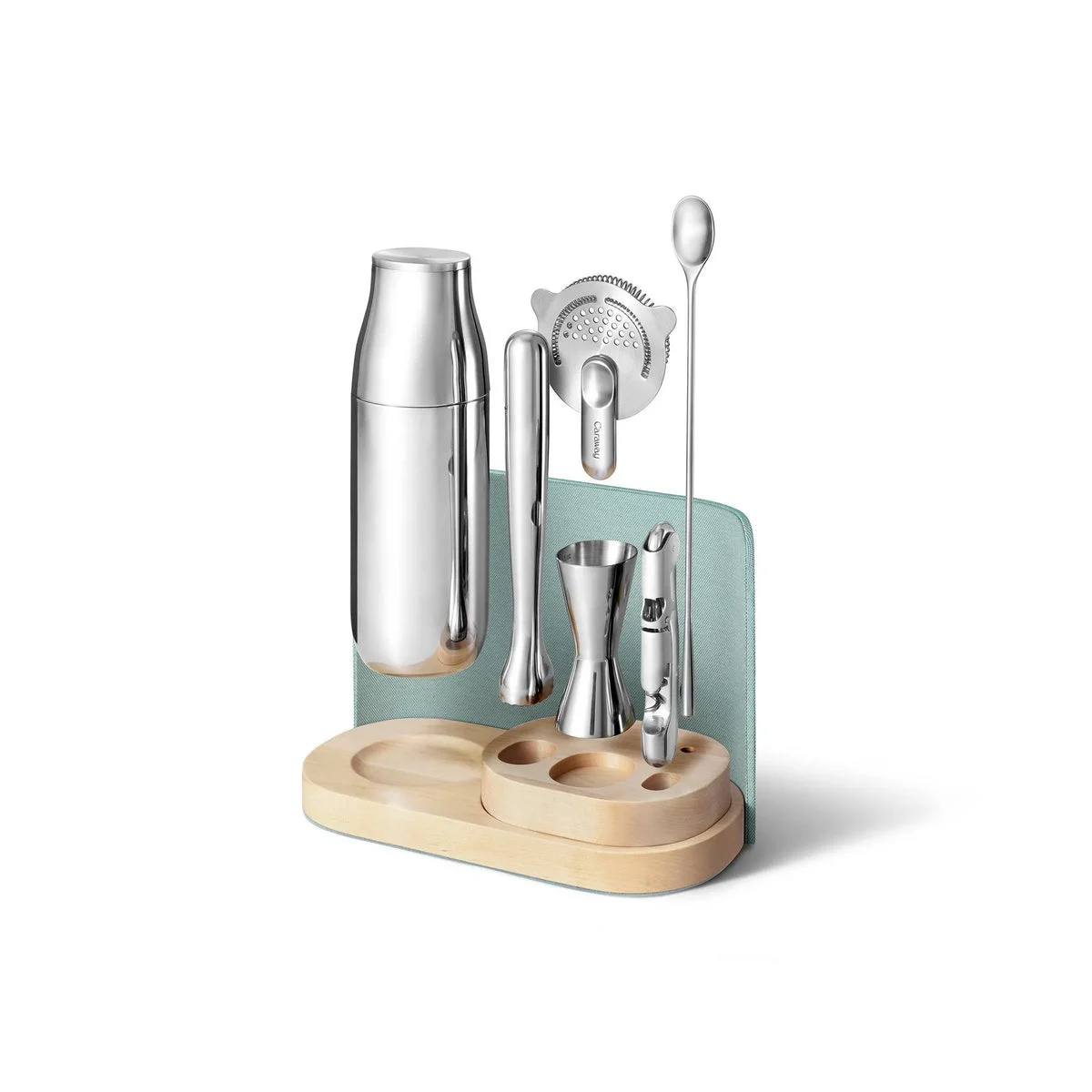 Caraway 9pc Bar Set with Storage - Mist