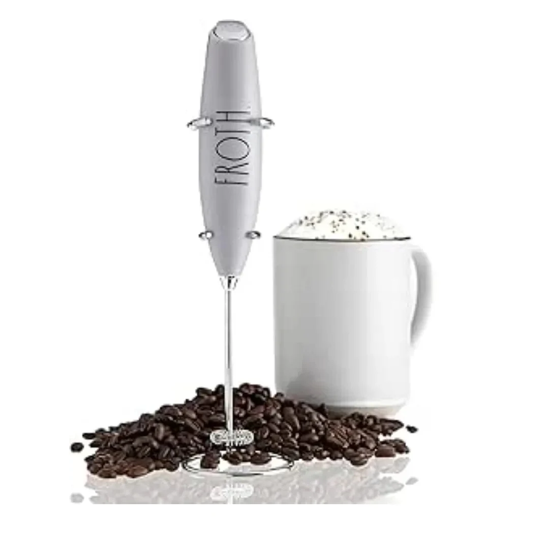 Rae Dunn Handheld Electric Milk Frother - Sand