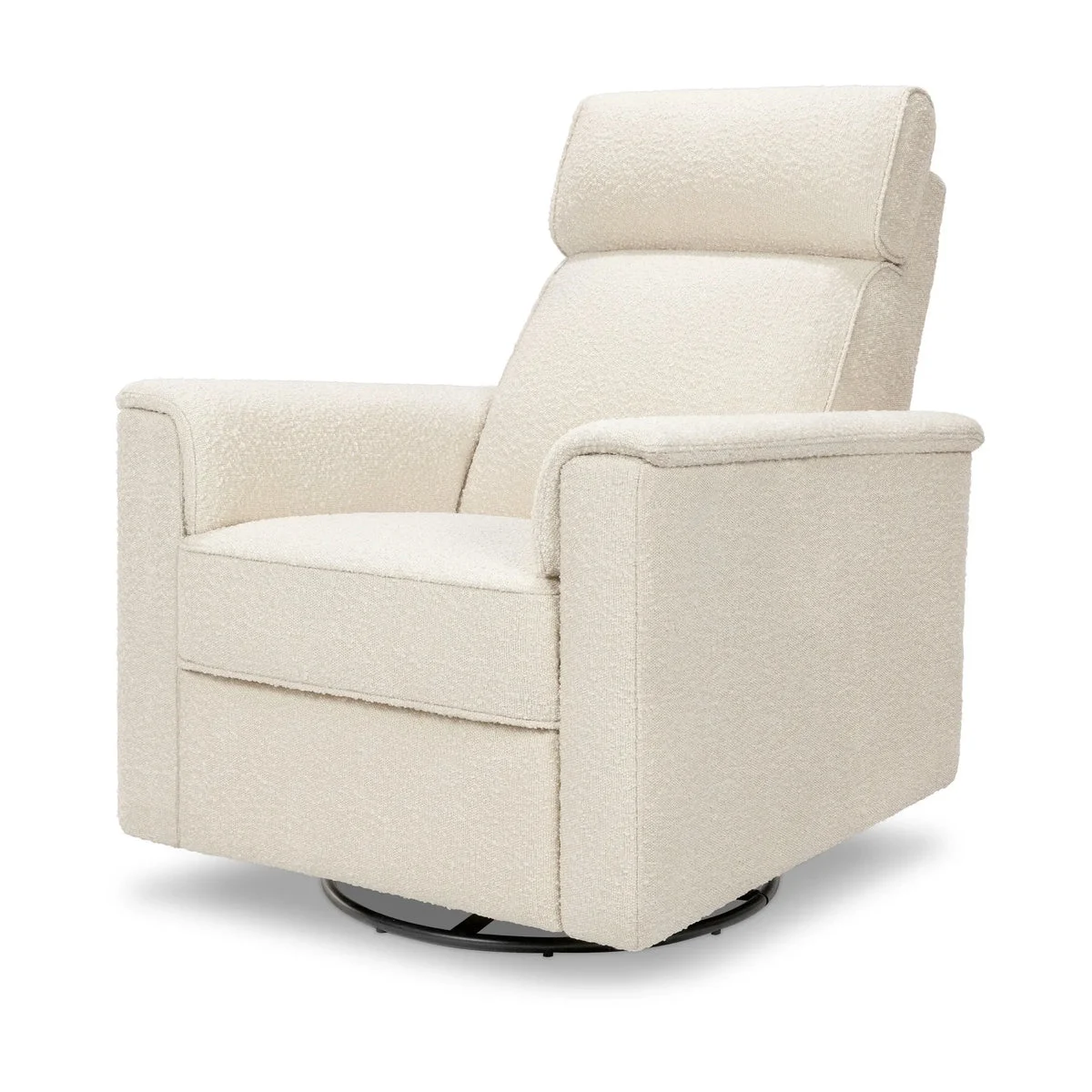Namesake Power Glider Recliner with Lumbar Support - Performance Ivory Boucle